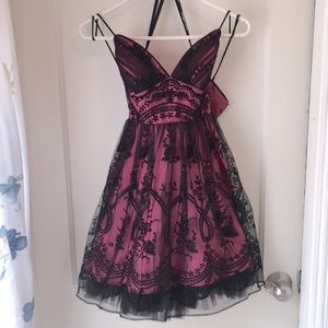 BOGO Morgan and Co Hot Pink party dress size 1/2